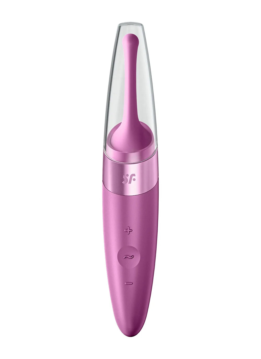 Stimulateur multi zone de voyage USB rose berry Twirling Delight Satisfyer