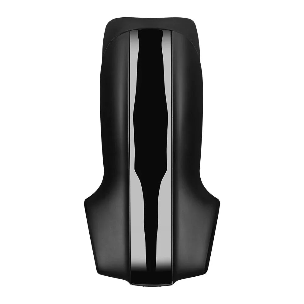 Stimulateur masculin vibrant noir, ergonomique et discret, pour plaisir et confort optimaux.