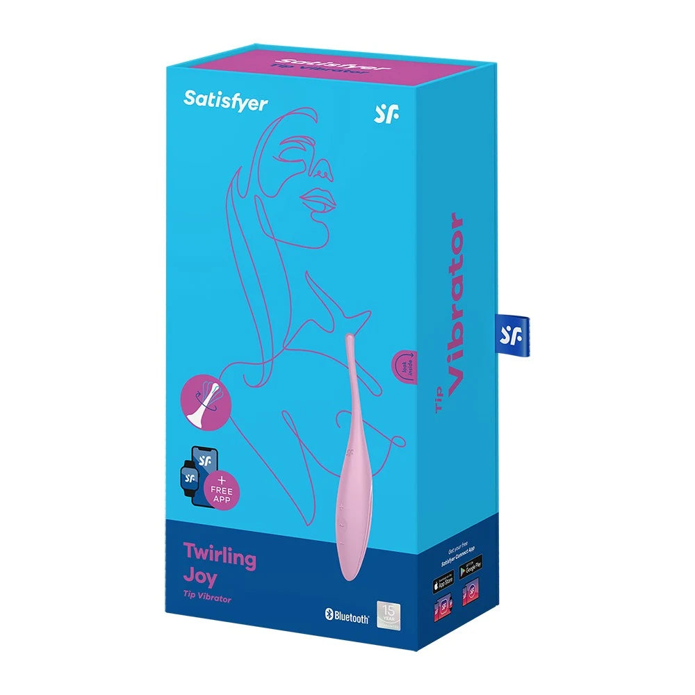 Stimulateur multi zone connecté USB rose Twirling Joy Satisfyer