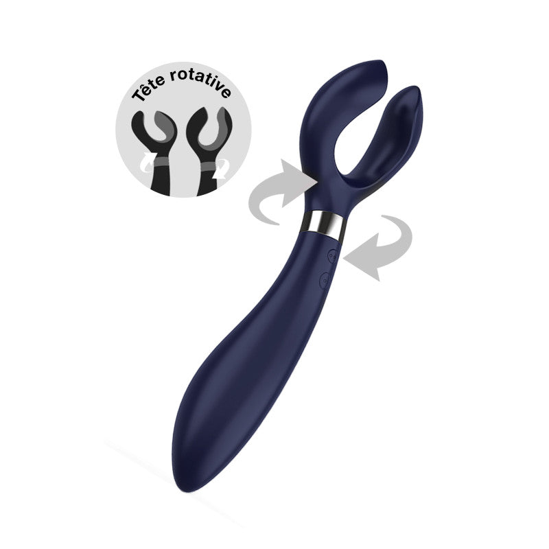 VIBROMASSEUR MULTIFONCTION Satisfyer Endless Fun bleu