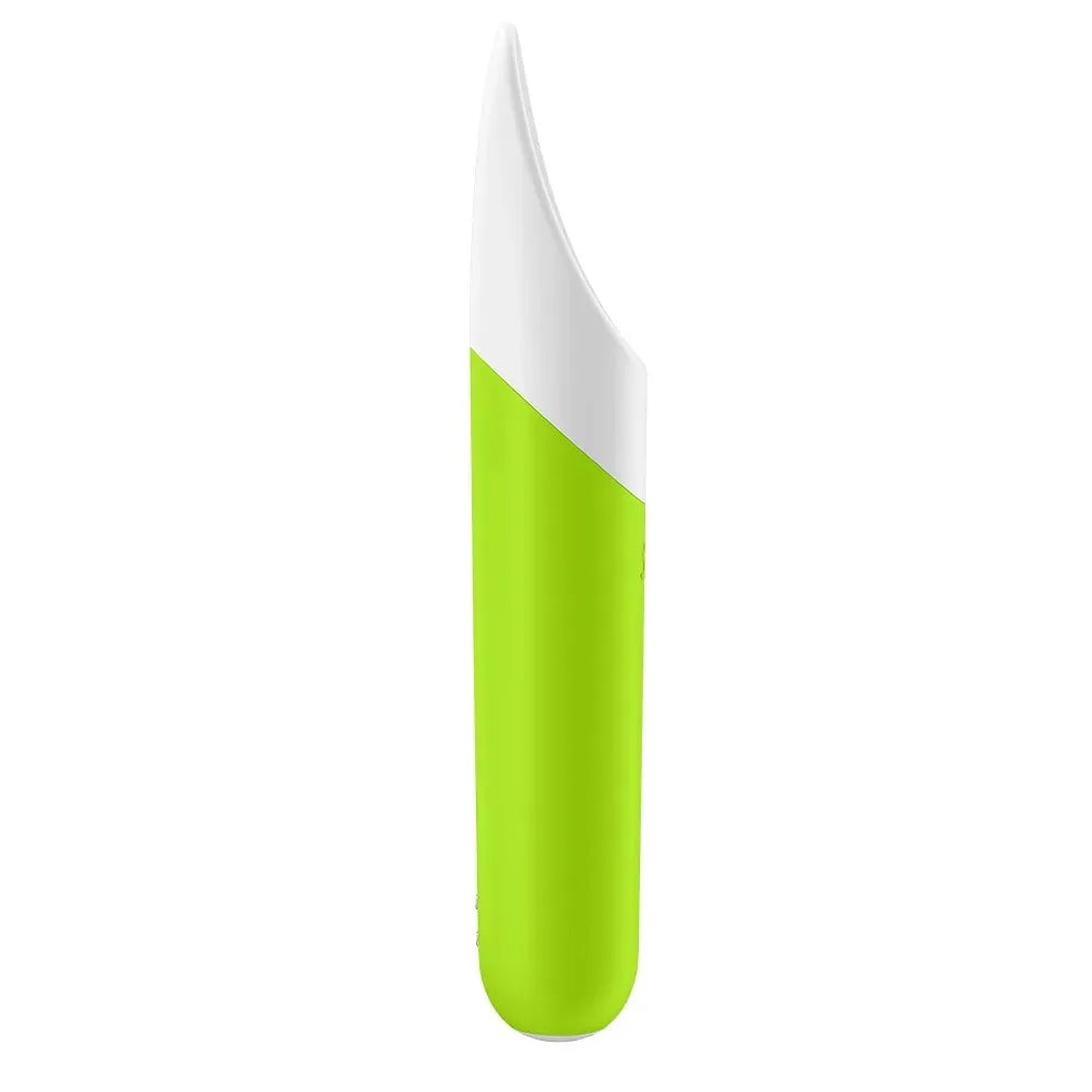 Vibromasseur USB vert compact, puissant et ergonomique pour stimulation ciblée et plaisir optimal.