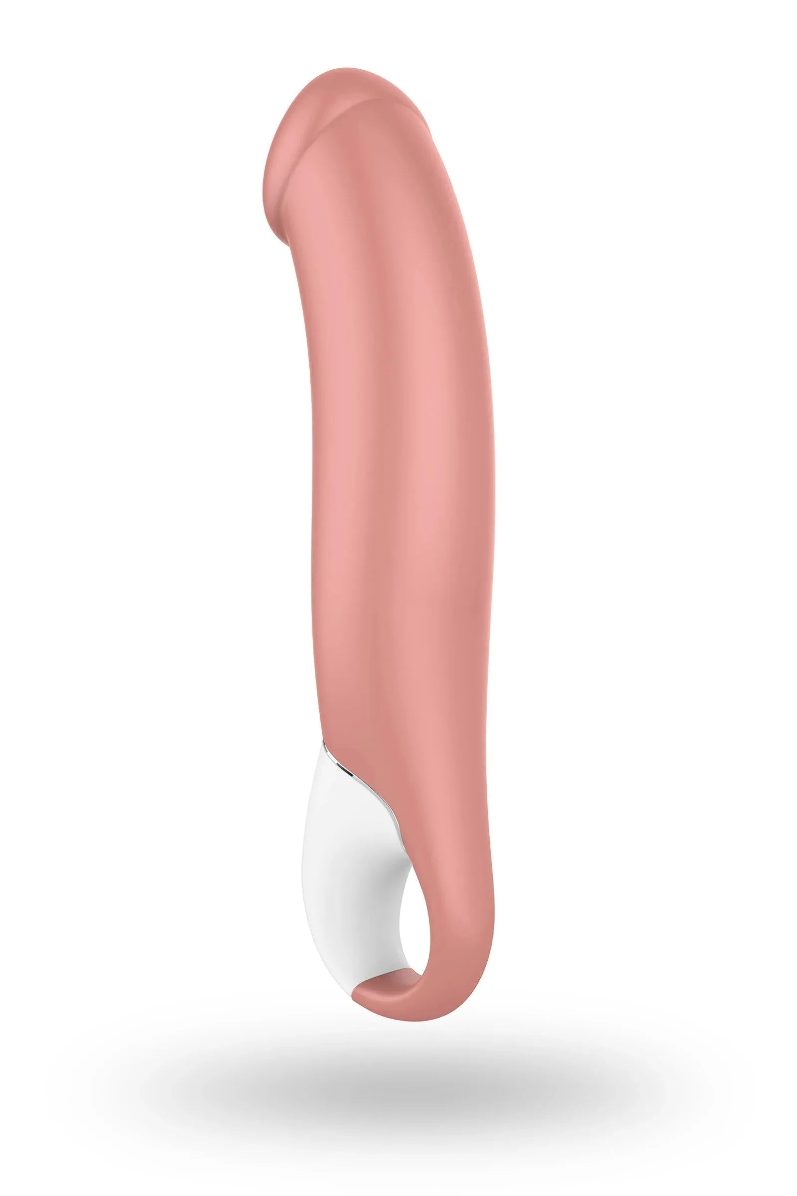 Vibromasseur en silicone rose, rechargeable USB, étanche, pour moments intimes raffinés et plaisirs personnels.